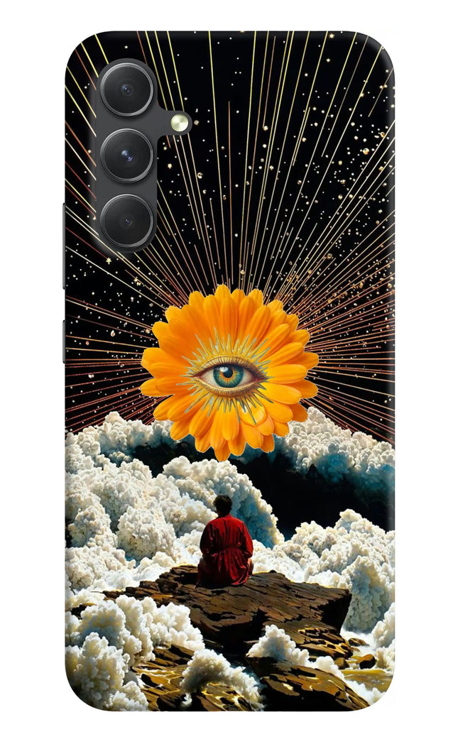 Cosmic Flower Samsung A54 5G Hard Case Back Cover by Casekaro