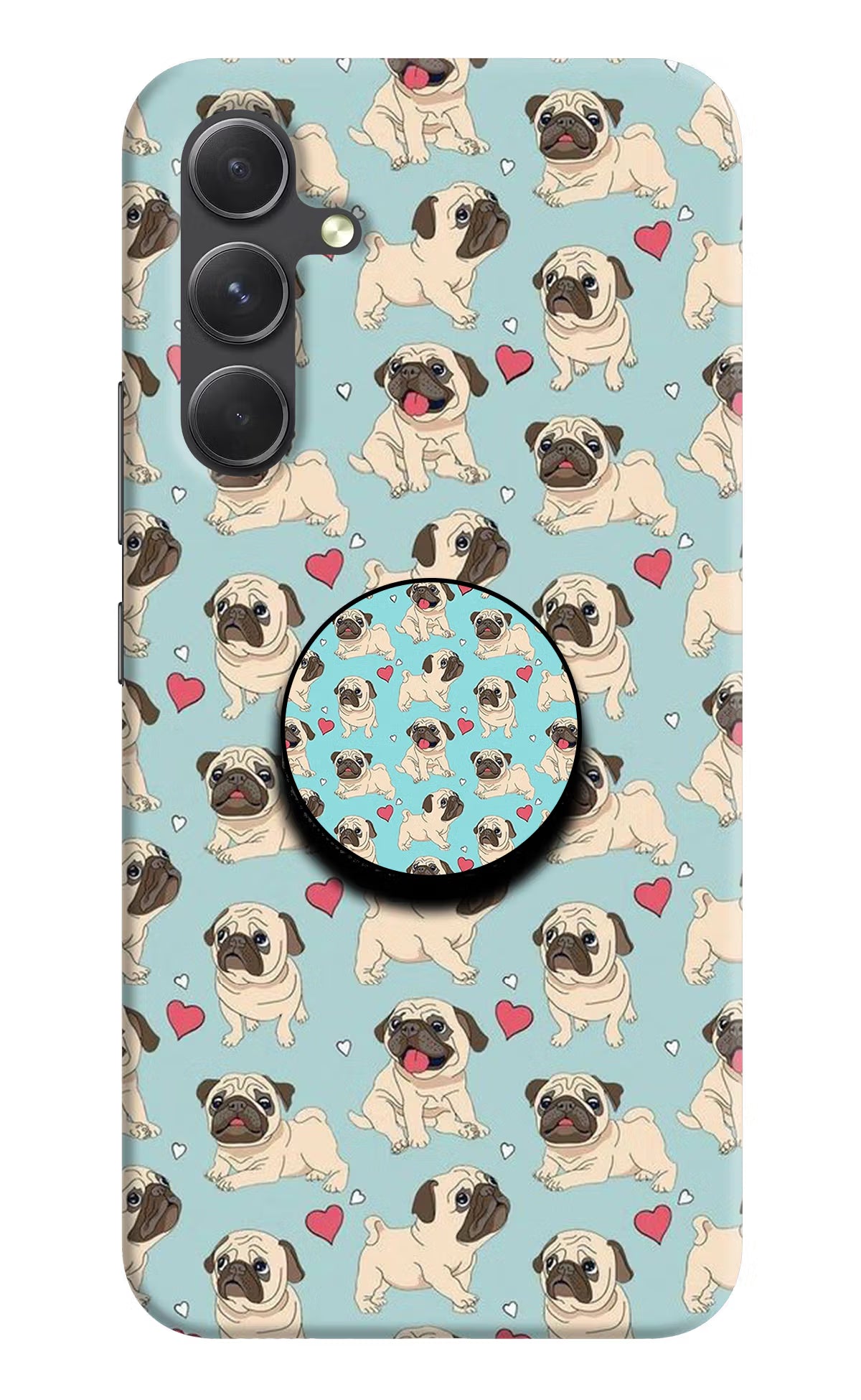 Pug Dog Samsung A54 5G Pop Case by Casekaro