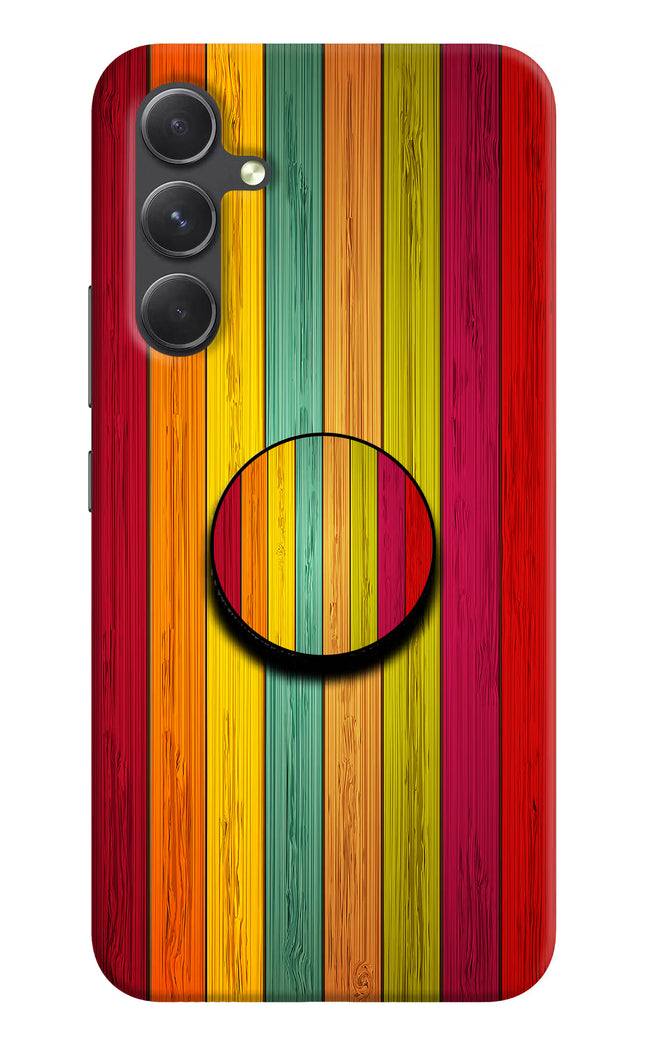 Multicolor Wooden Samsung A54 5G Pop Case by Casekaro