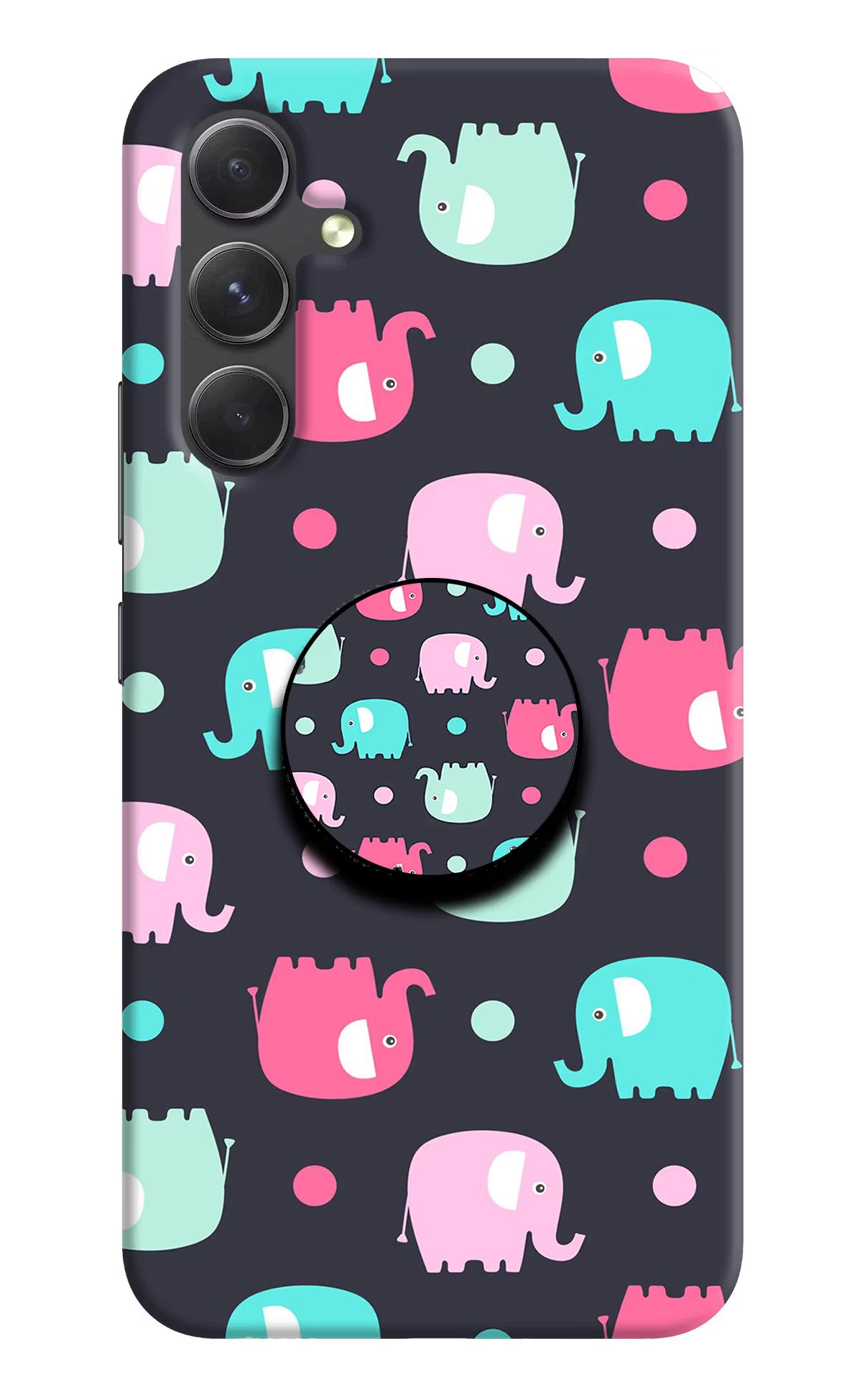 Baby Elephants Samsung A54 5G Pop Case by Casekaro