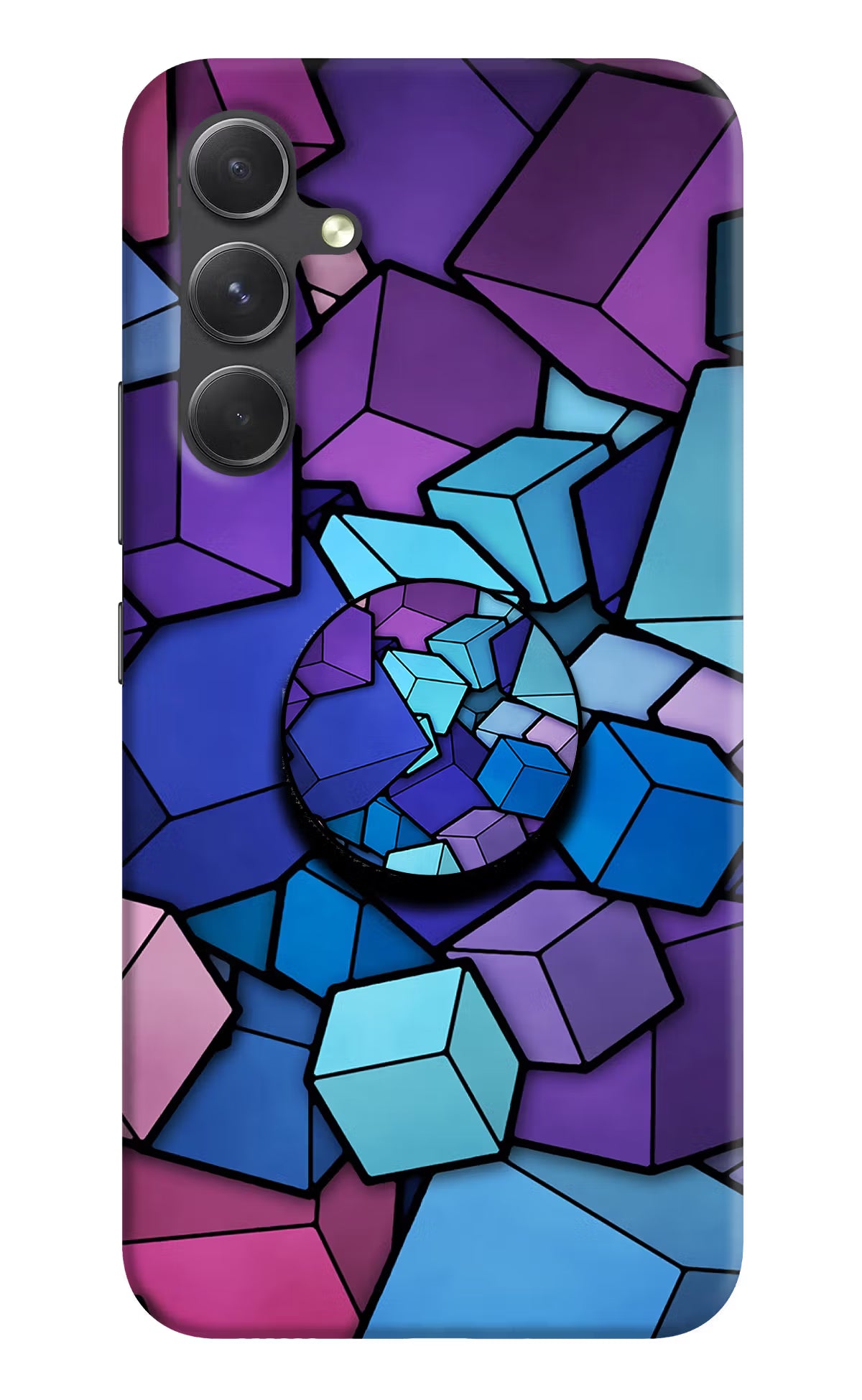 Cubic Abstract Samsung A54 5G Pop Case by Casekaro