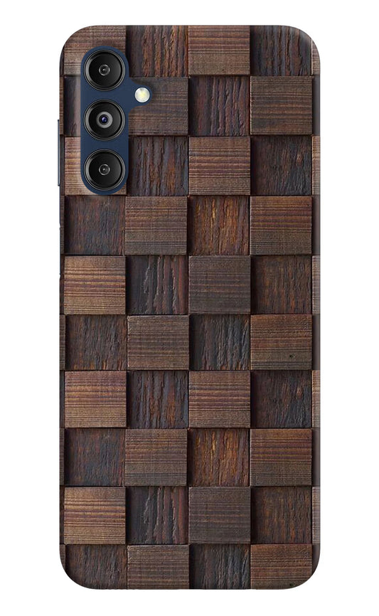 Wooden Cube Design Samsung M14 Hard Case Back Cover by Casekaro