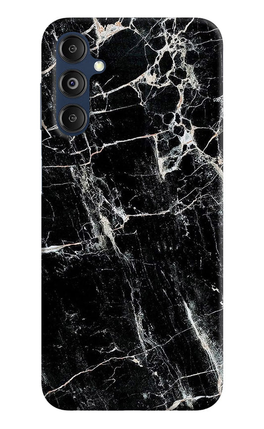 Black Marble Texture Samsung M14 Hard Case Back Cover by Casekaro