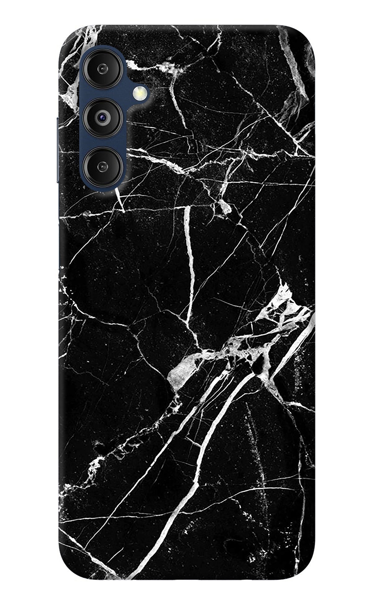 Black Marble Pattern Samsung M14 Back Cover