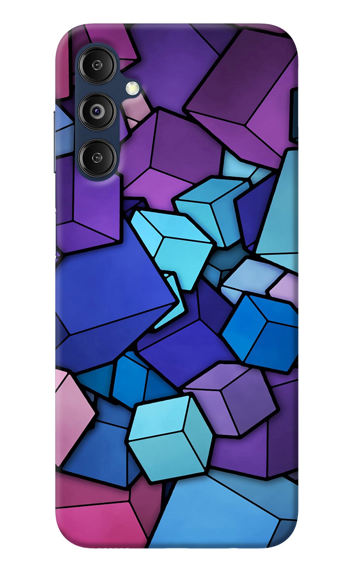 Cubic Abstract Samsung M14 Back Cover