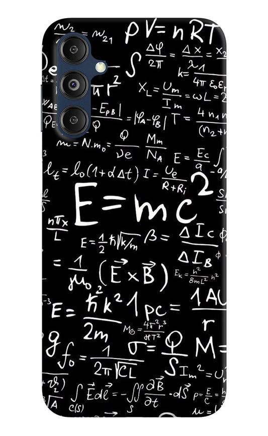 Physics Formula Samsung M14 Hard Case Back Cover by Casekaro