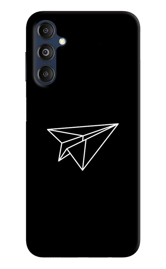 Paper Plane White Samsung M14 Hard Case Back Cover by Casekaro