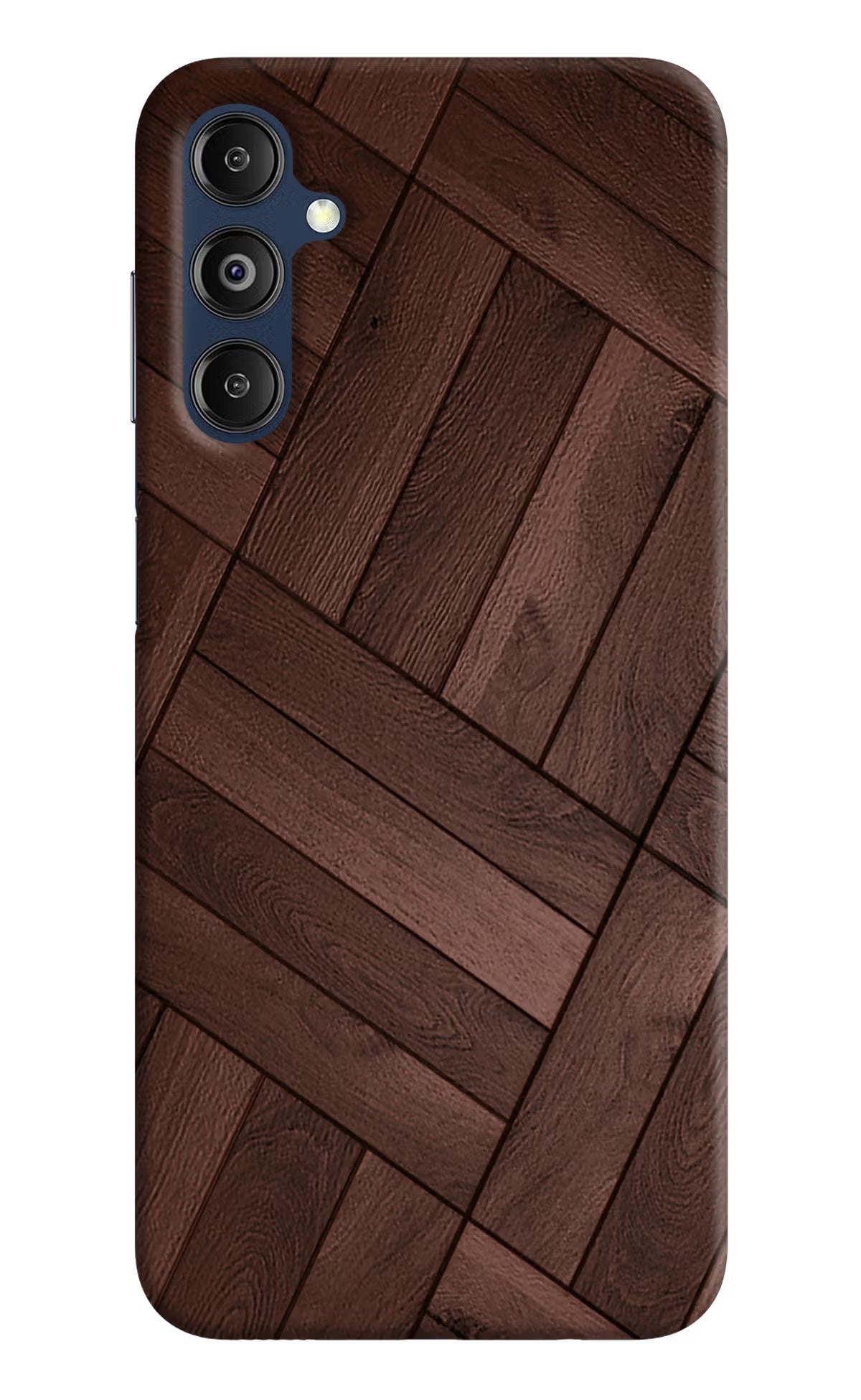 Wooden Texture Design Samsung M14 4G Hard Case Back Cover by Casekaro