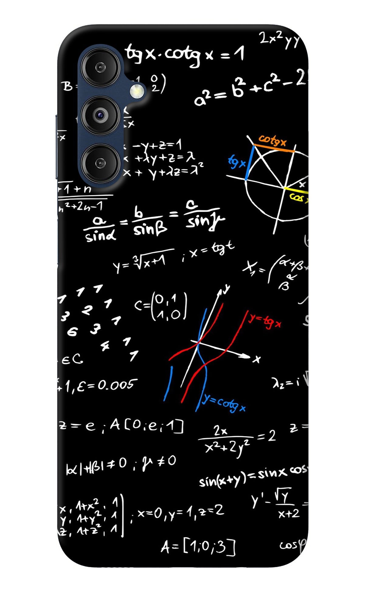 Mathematics Formula Samsung M14 Back Cover