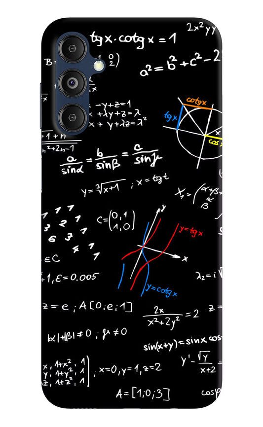 Mathematics Formula Samsung M14 Hard Case Back Cover by Casekaro