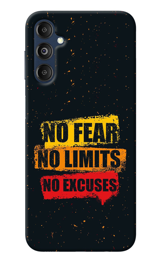 No Fear No Limits No Excuse Samsung M14 Back Cover