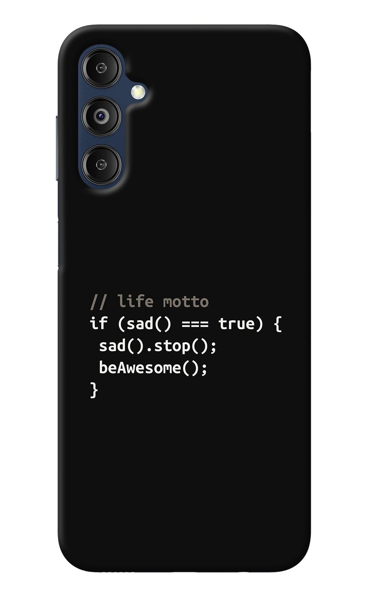 Life Motto Code Samsung M14 Back Cover