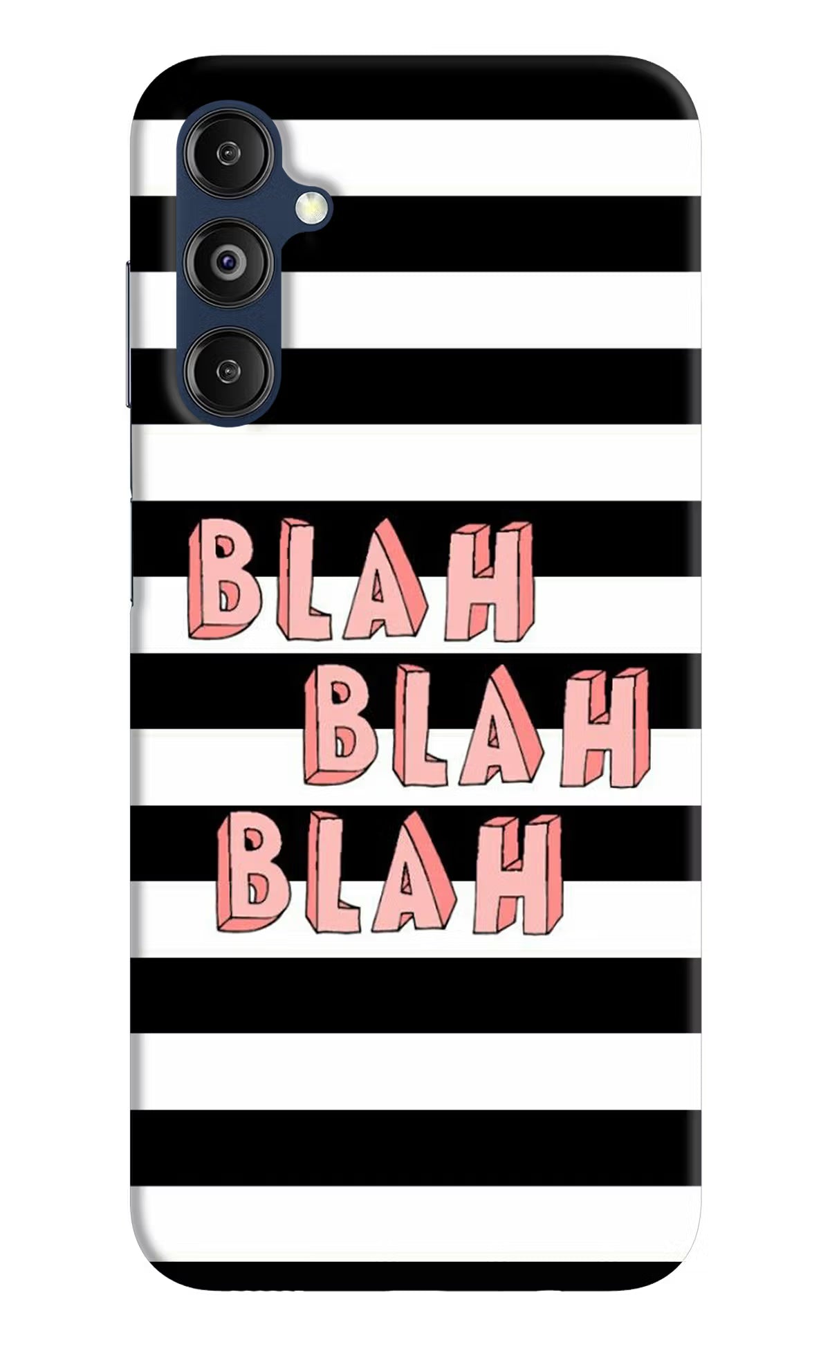 Blah Blah Blah Samsung M14 Hard Case Back Cover by Casekaro