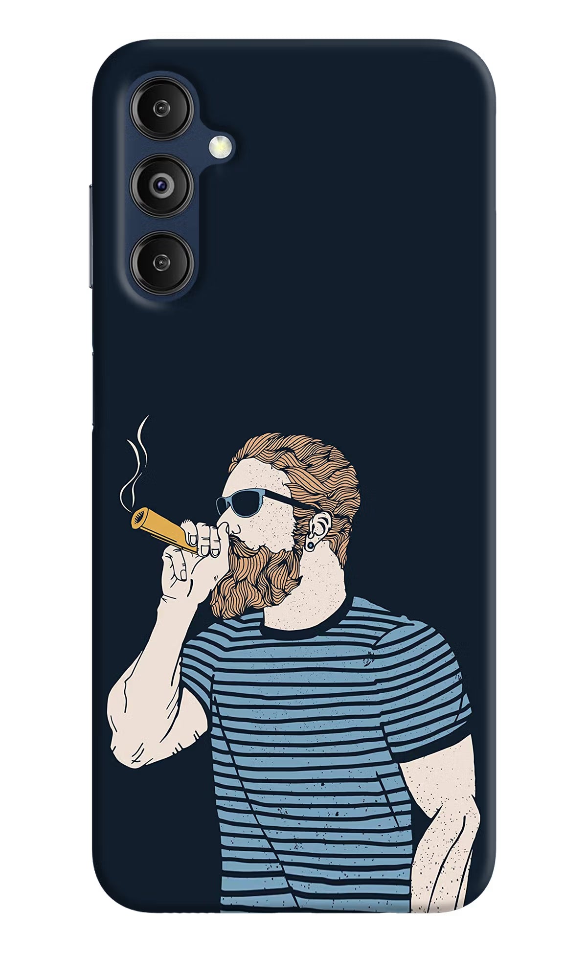 Smoking Samsung M14 Hard Case Back Cover by Casekaro