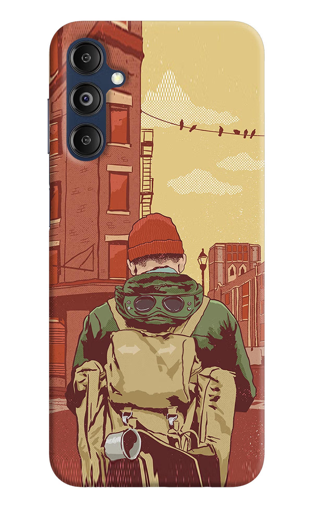 Adventurous Samsung M14 Hard Case Back Cover by Casekaro