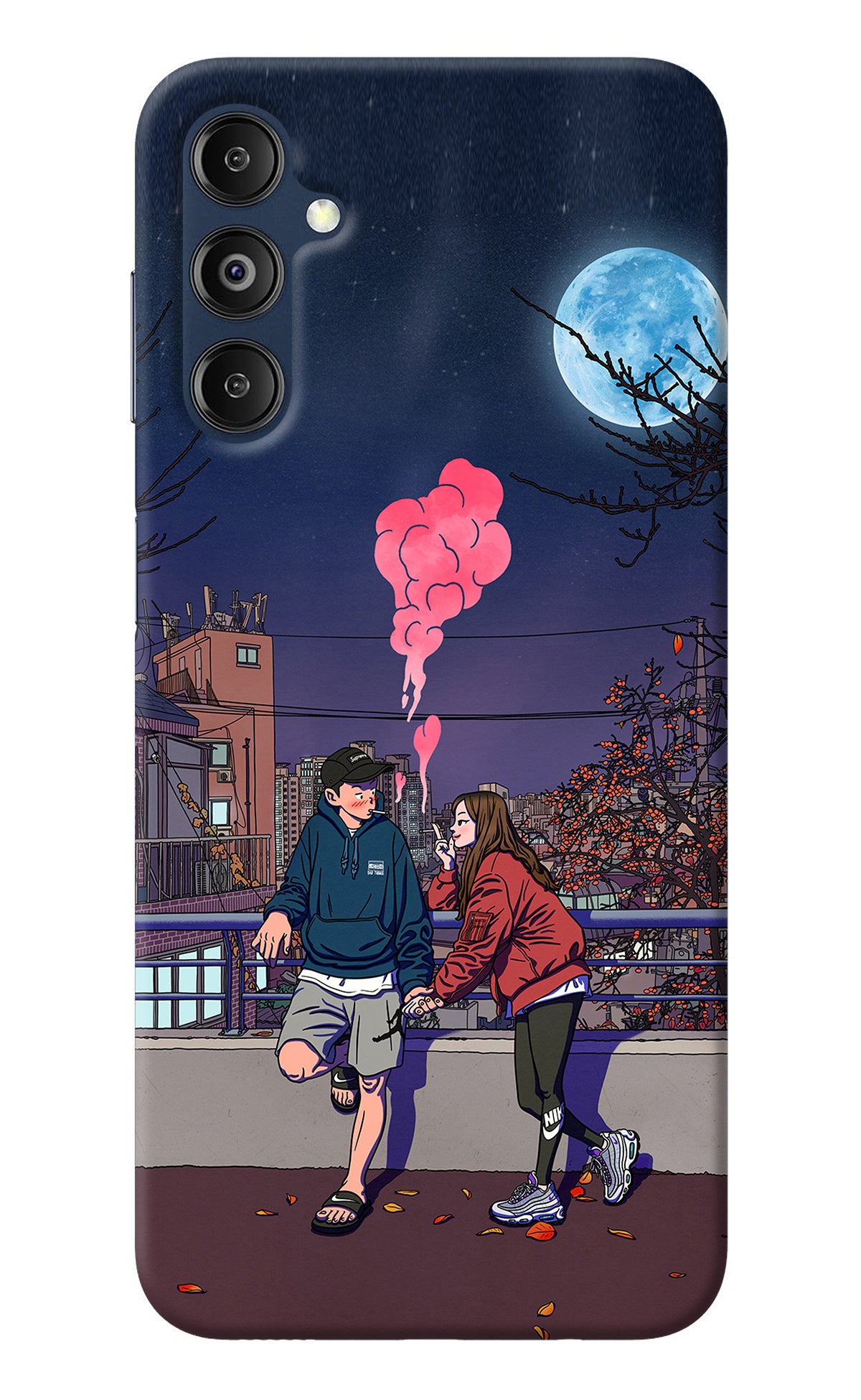 Chilling Couple Samsung M14 Back Cover