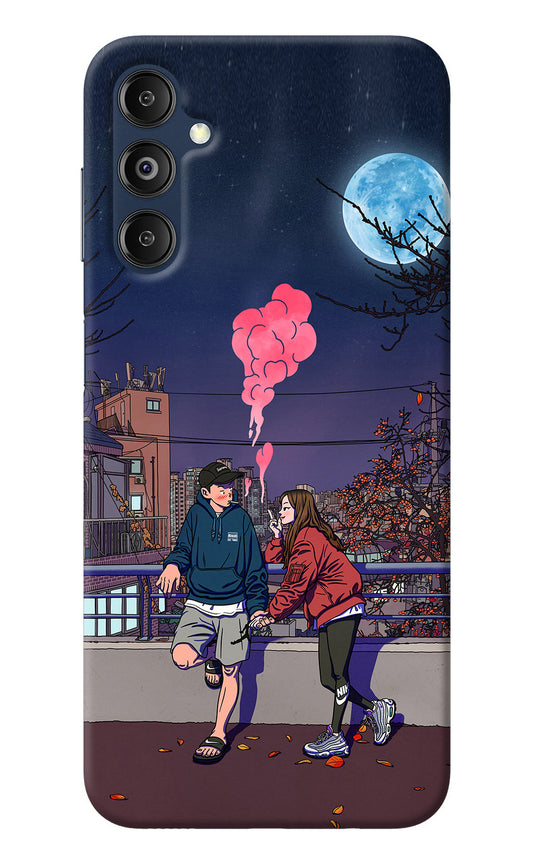Chilling Couple Samsung M14 Back Cover