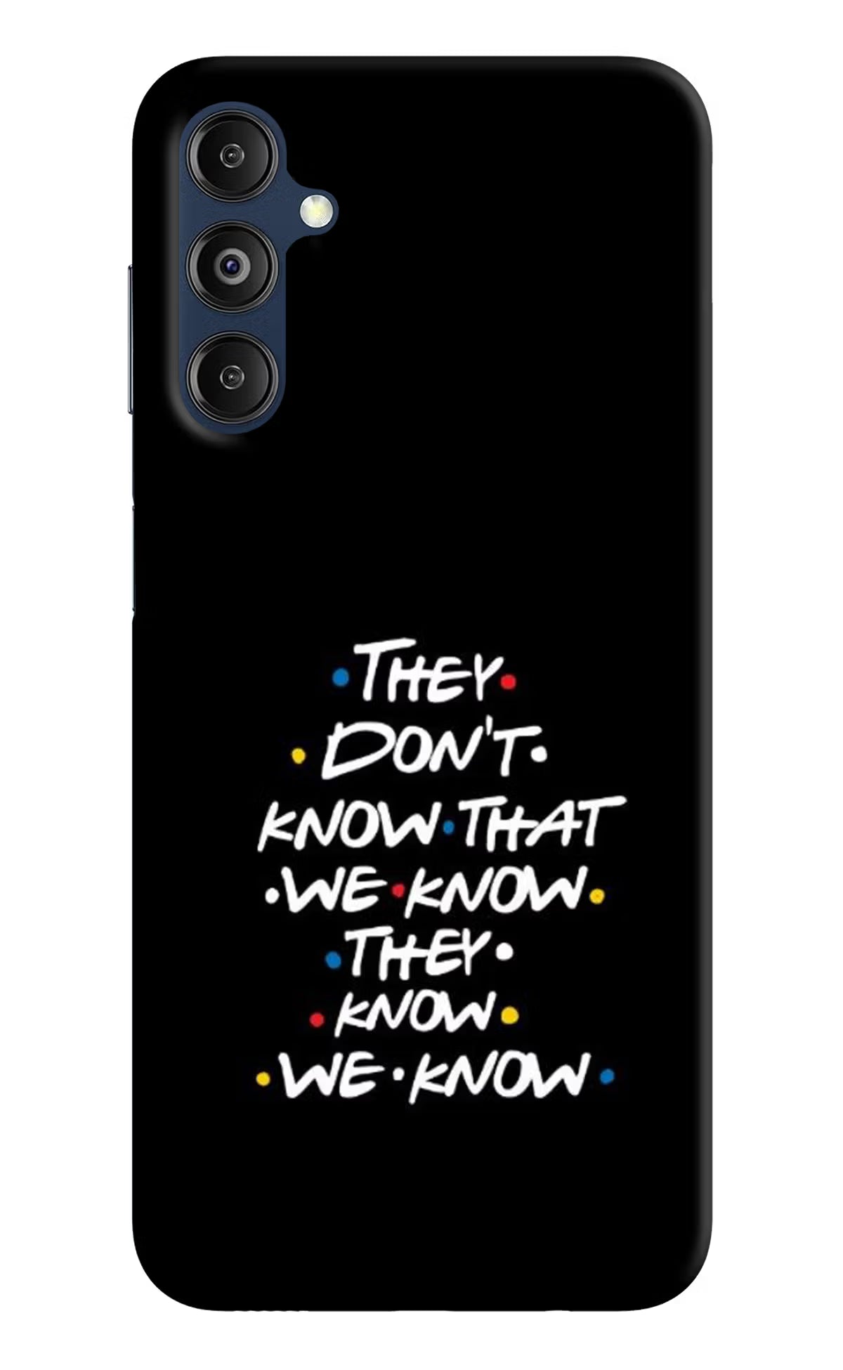 FRIENDS Dialogue Samsung M14 Hard Case Back Cover by Casekaro