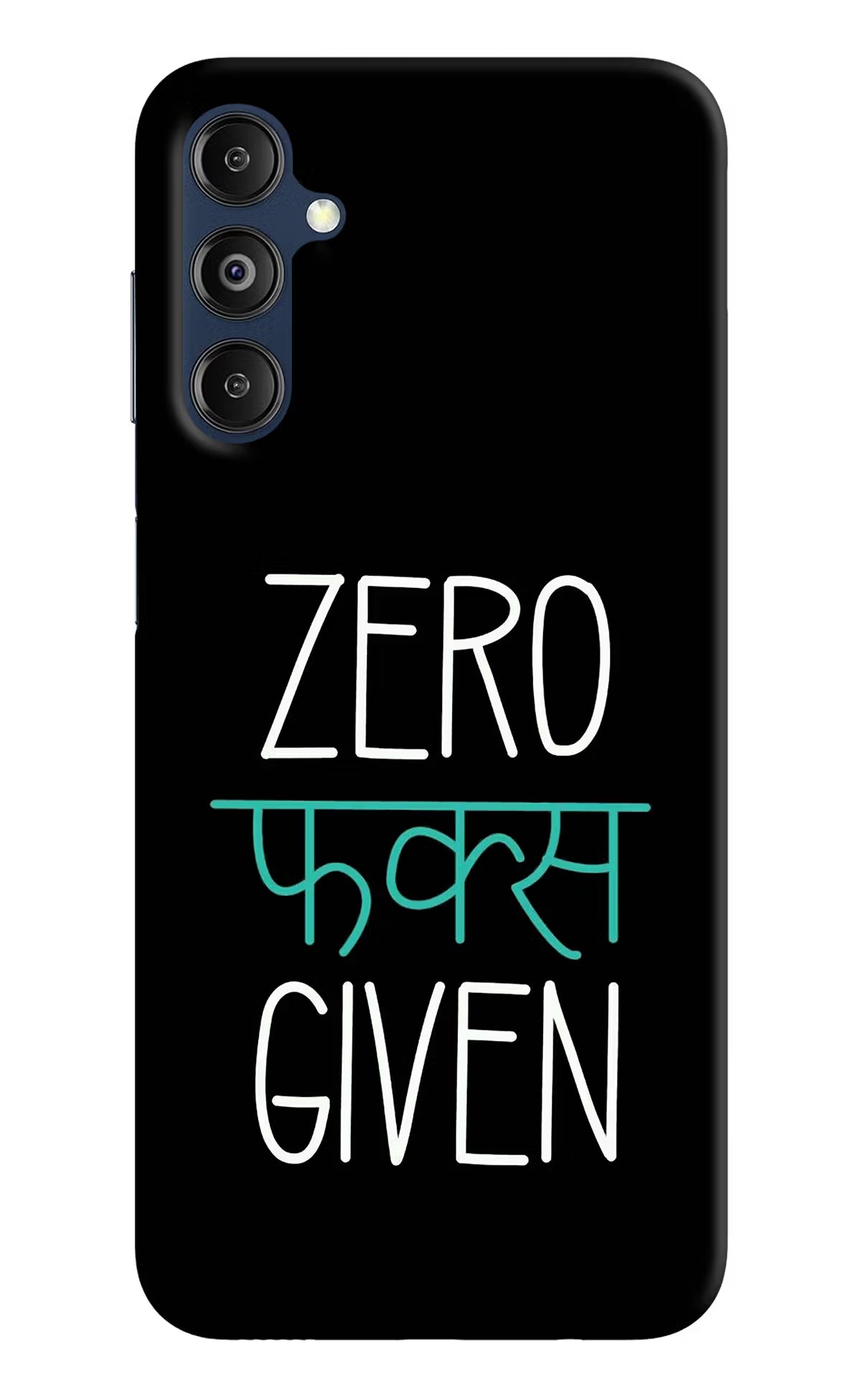 Zero Fucks Given Samsung M14 Hard Case Back Cover by Casekaro