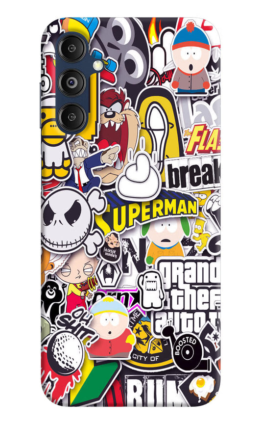 Sticker Bomb Samsung M14 Hard Case Back Cover by Casekaro