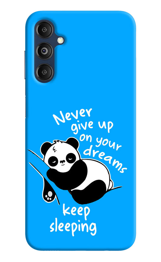 Keep Sleeping Samsung M14 Hard Case Back Cover by Casekaro