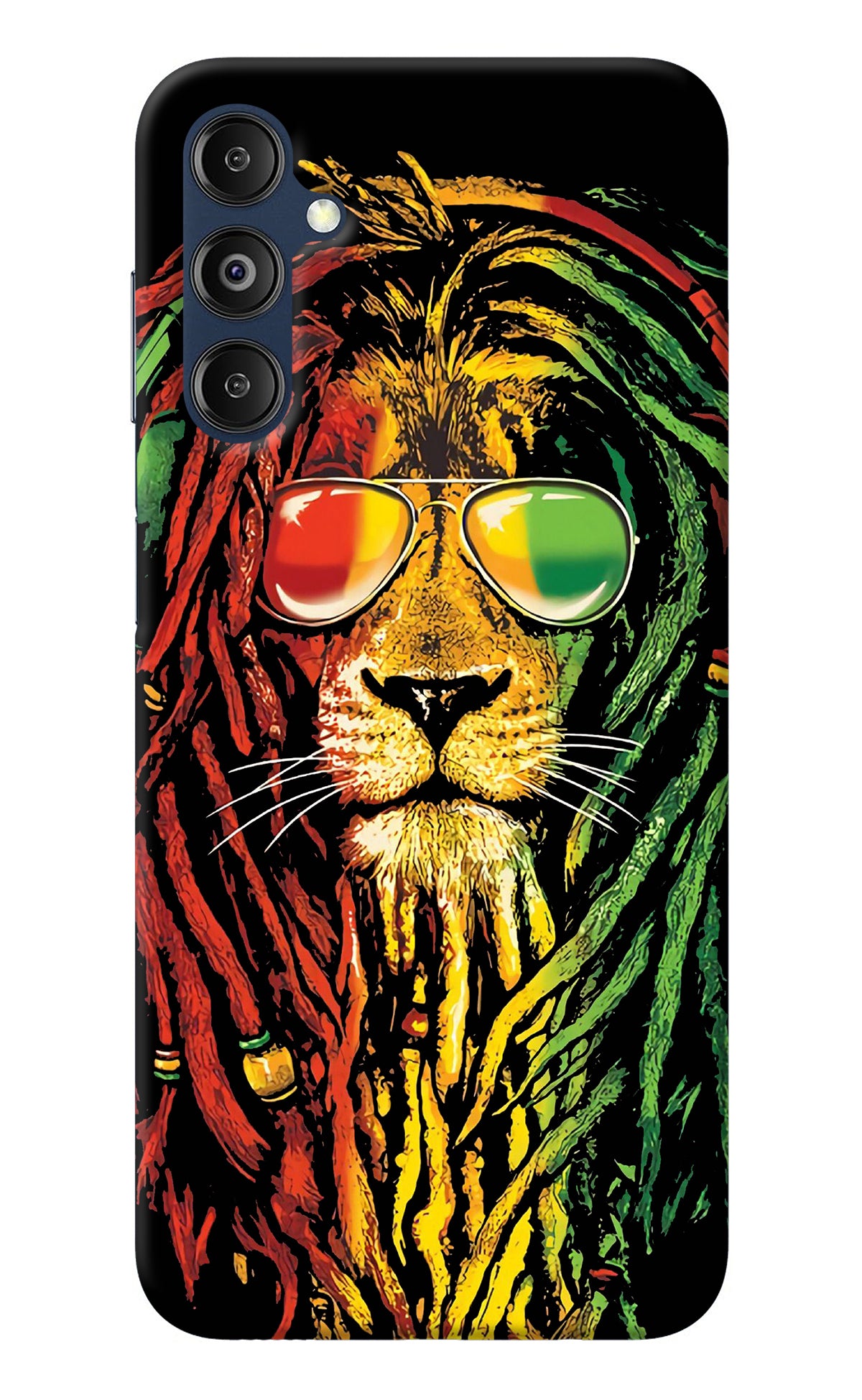 Rasta Lion Samsung M14 Back Cover