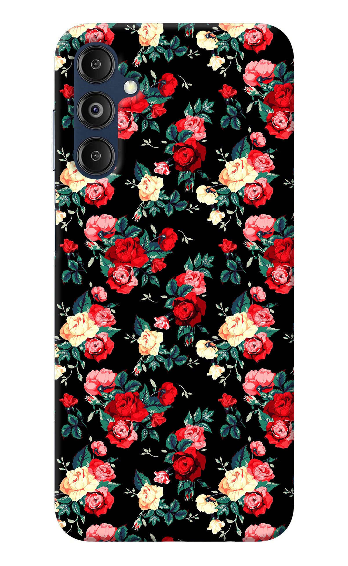 Rose Pattern Samsung M14 Back Cover