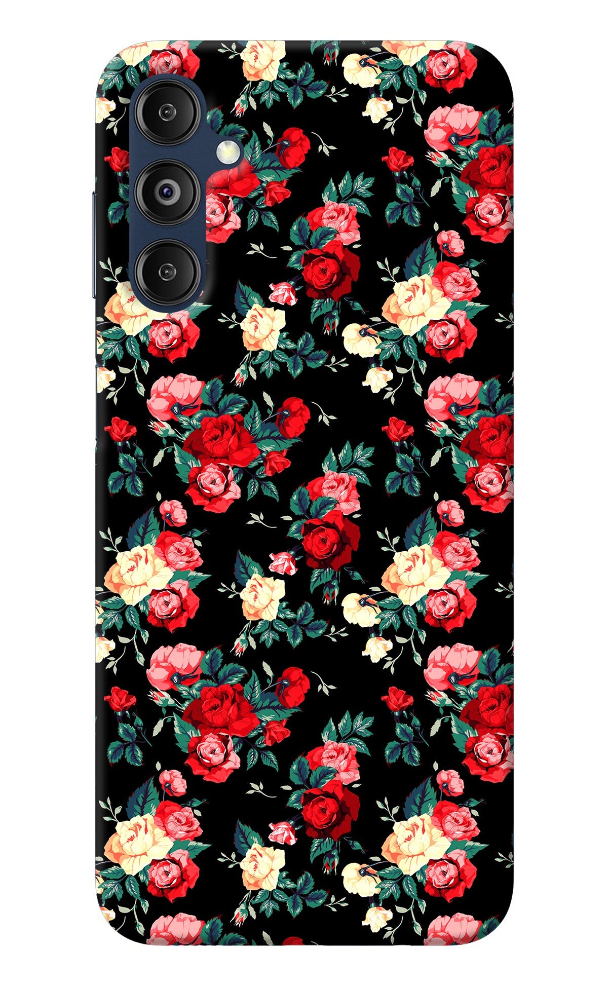 Rose Pattern Samsung M14 Back Cover