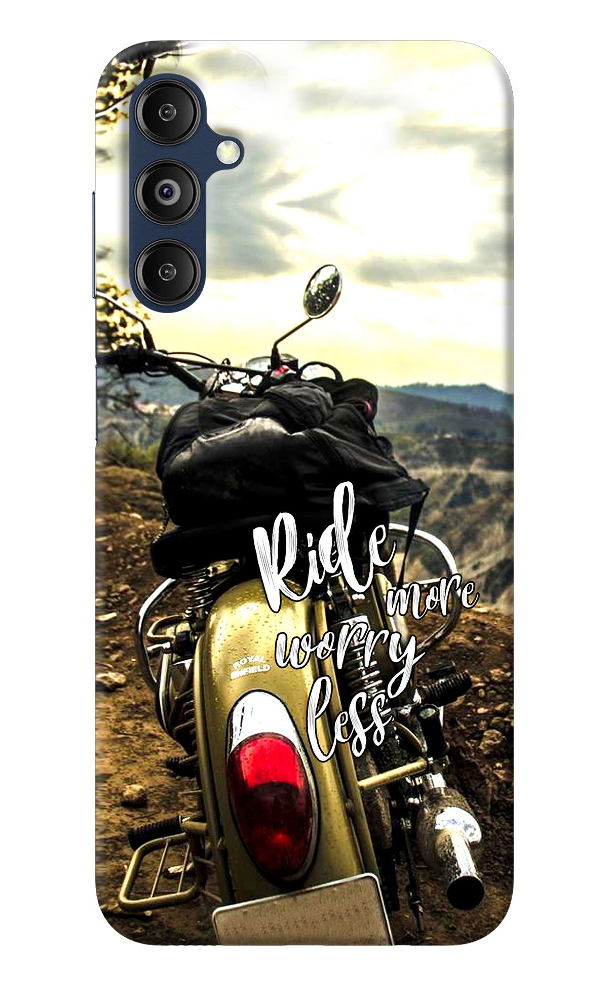 Ride More Worry Less Samsung M14 Back Cover