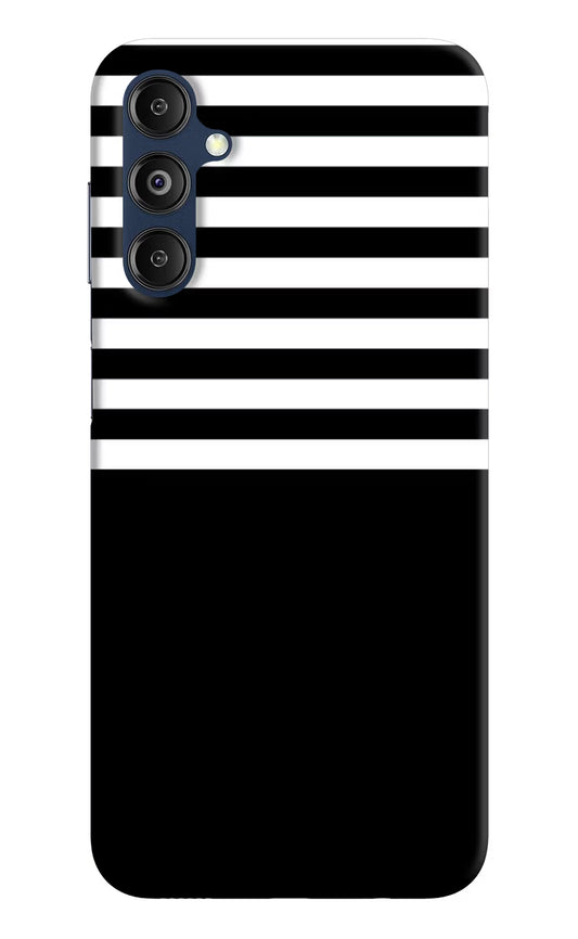 Black and White Print Samsung M14 Hard Case Back Cover by Casekaro