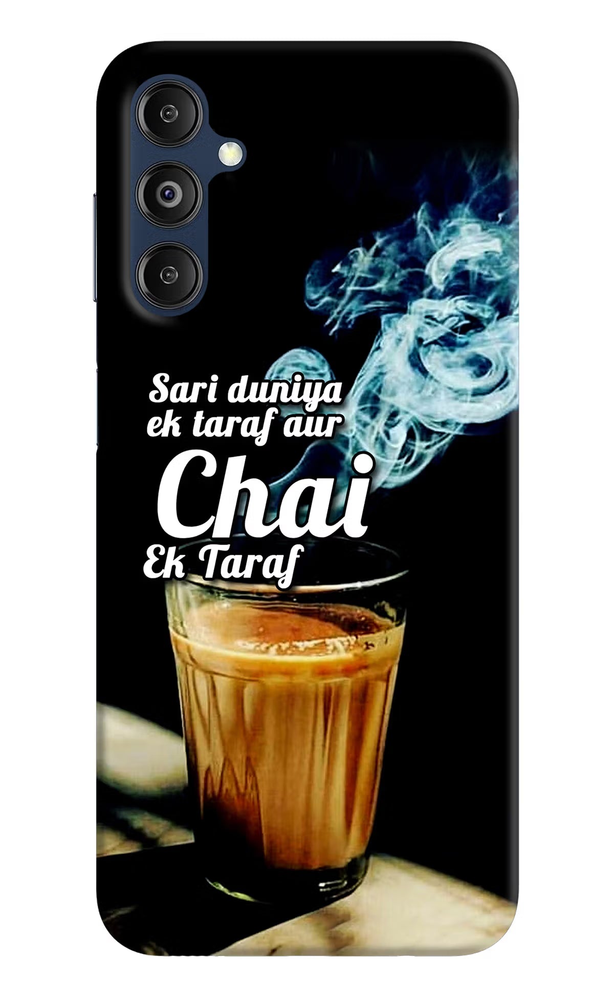 Chai Ek Taraf Quote Samsung M14 Hard Case Back Cover by Casekaro