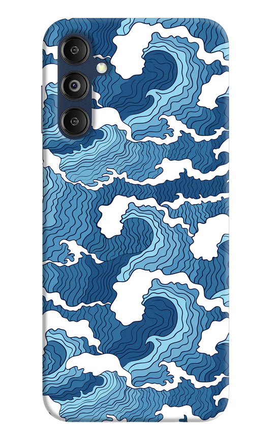 Blue Waves Samsung M14 Hard Case Back Cover by Casekaro