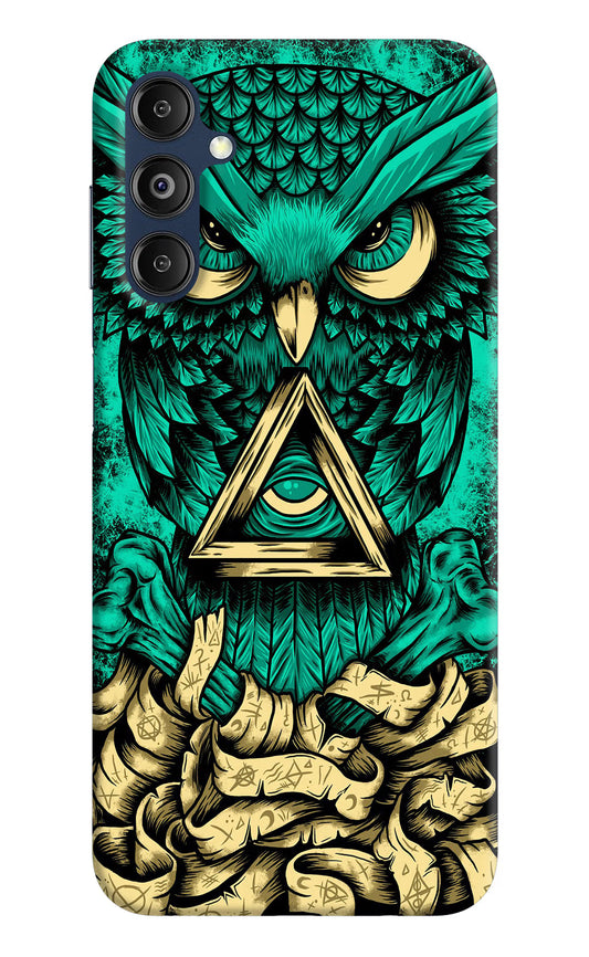 Green Owl Samsung M14 Hard Case Back Cover by Casekaro