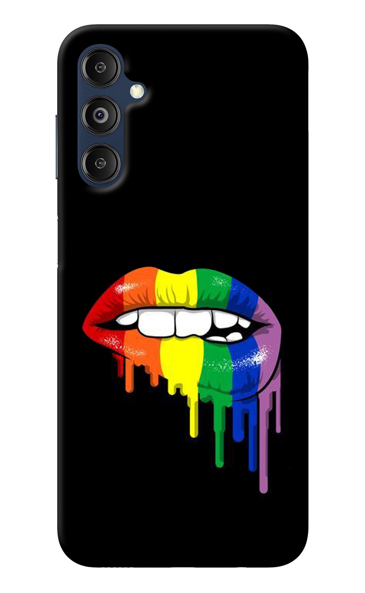 Lips Biting Samsung M14 Back Cover