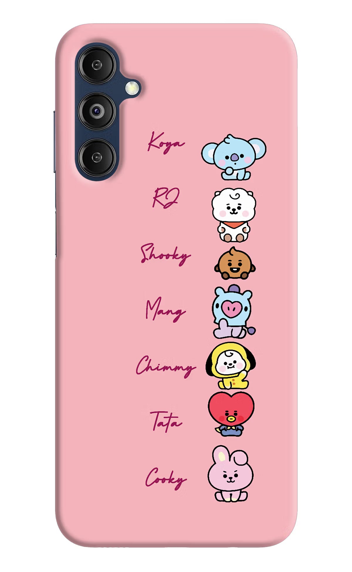 BTS names Samsung M14 Hard Case Back Cover by Casekaro