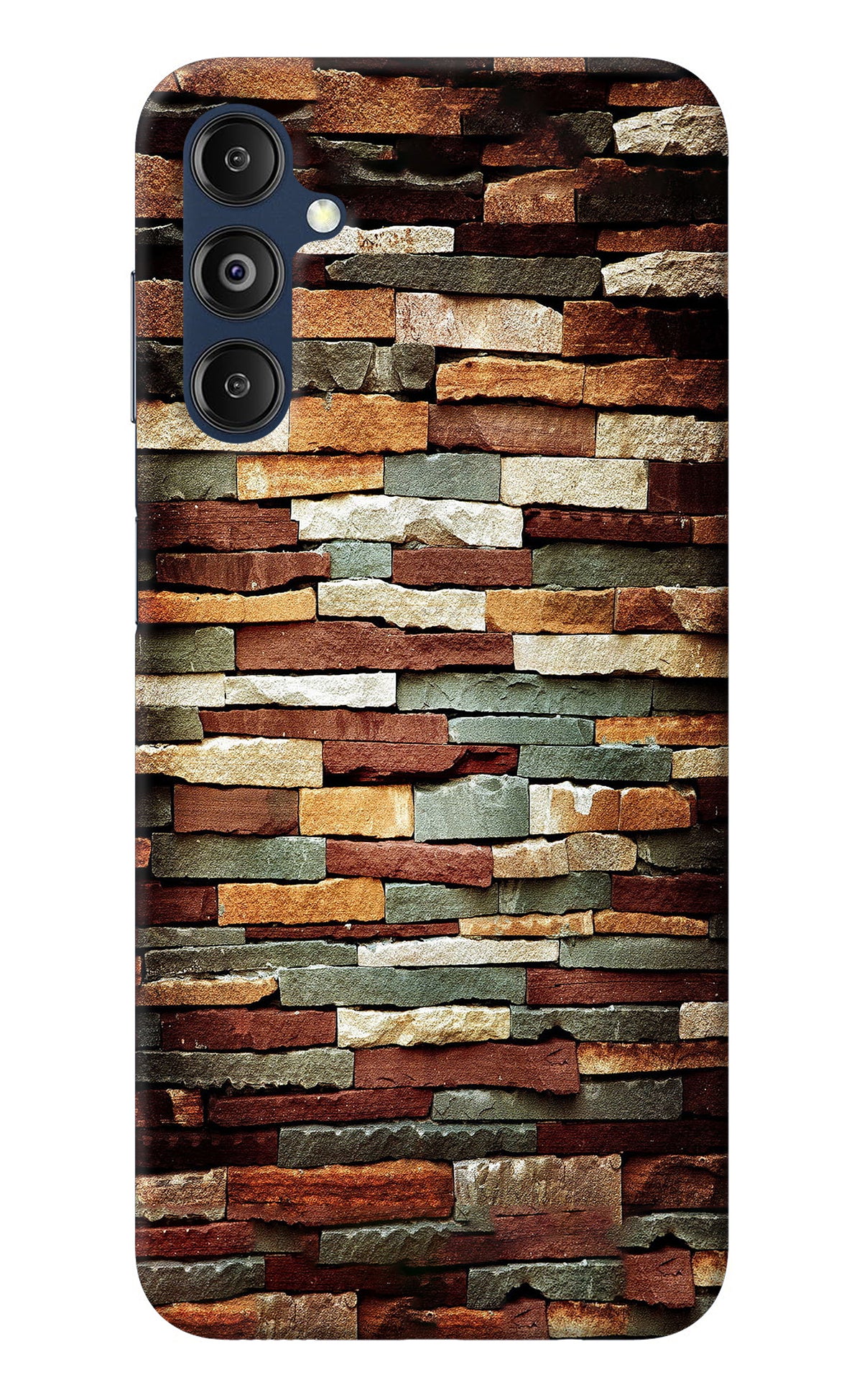 Bricks Pattern Samsung M14 Back Cover