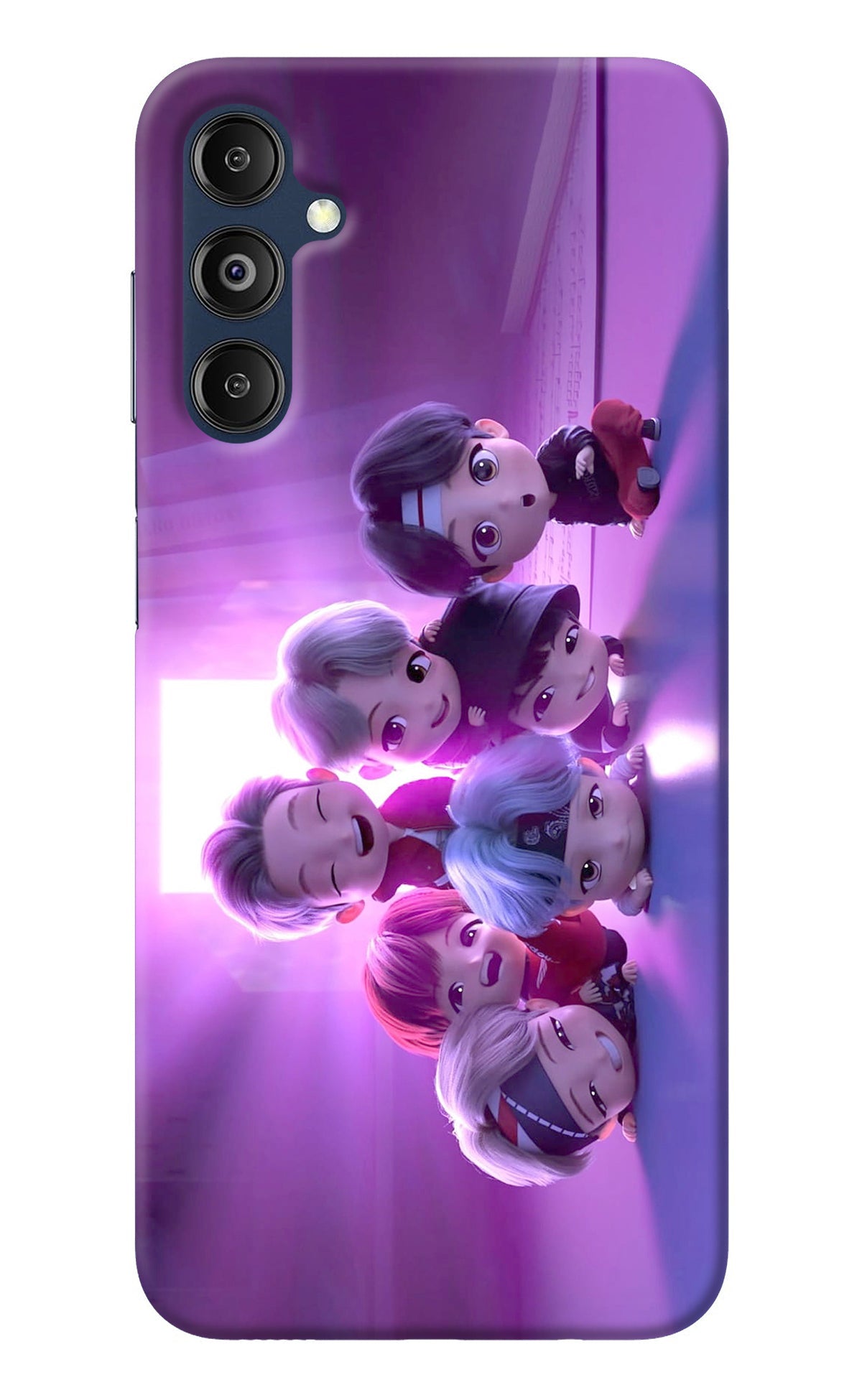 BTS Chibi Samsung M14 Back Cover