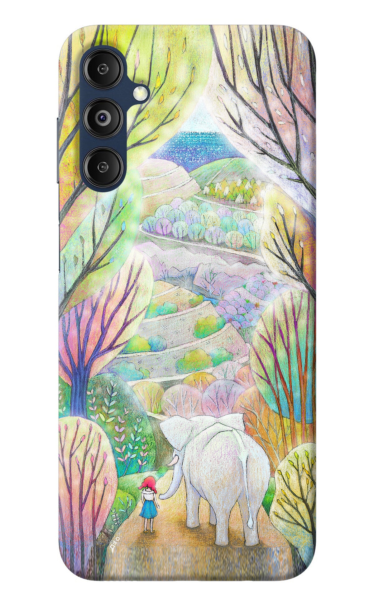 Nature Painting Samsung M14 Back Cover
