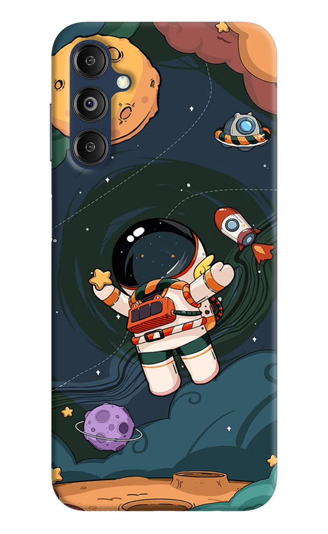 Cartoon Astronaut Samsung M14 4G Hard Case Back Cover by Casekaro