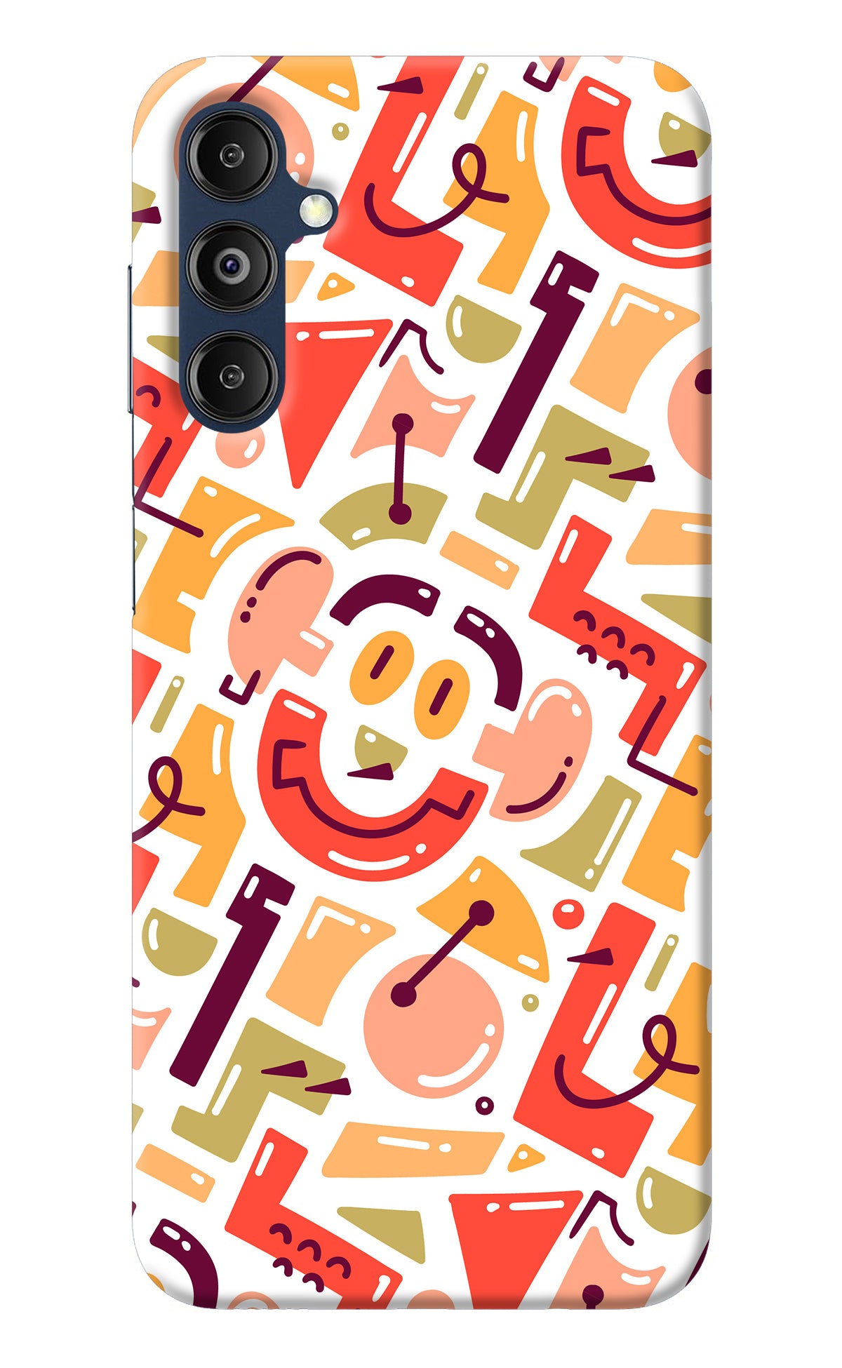 Doodle Pattern Samsung M14 Back Cover