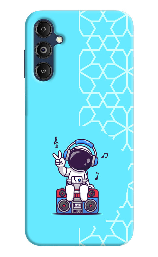Cute Astronaut Chilling Samsung M14 Hard Case Back Cover by Casekaro
