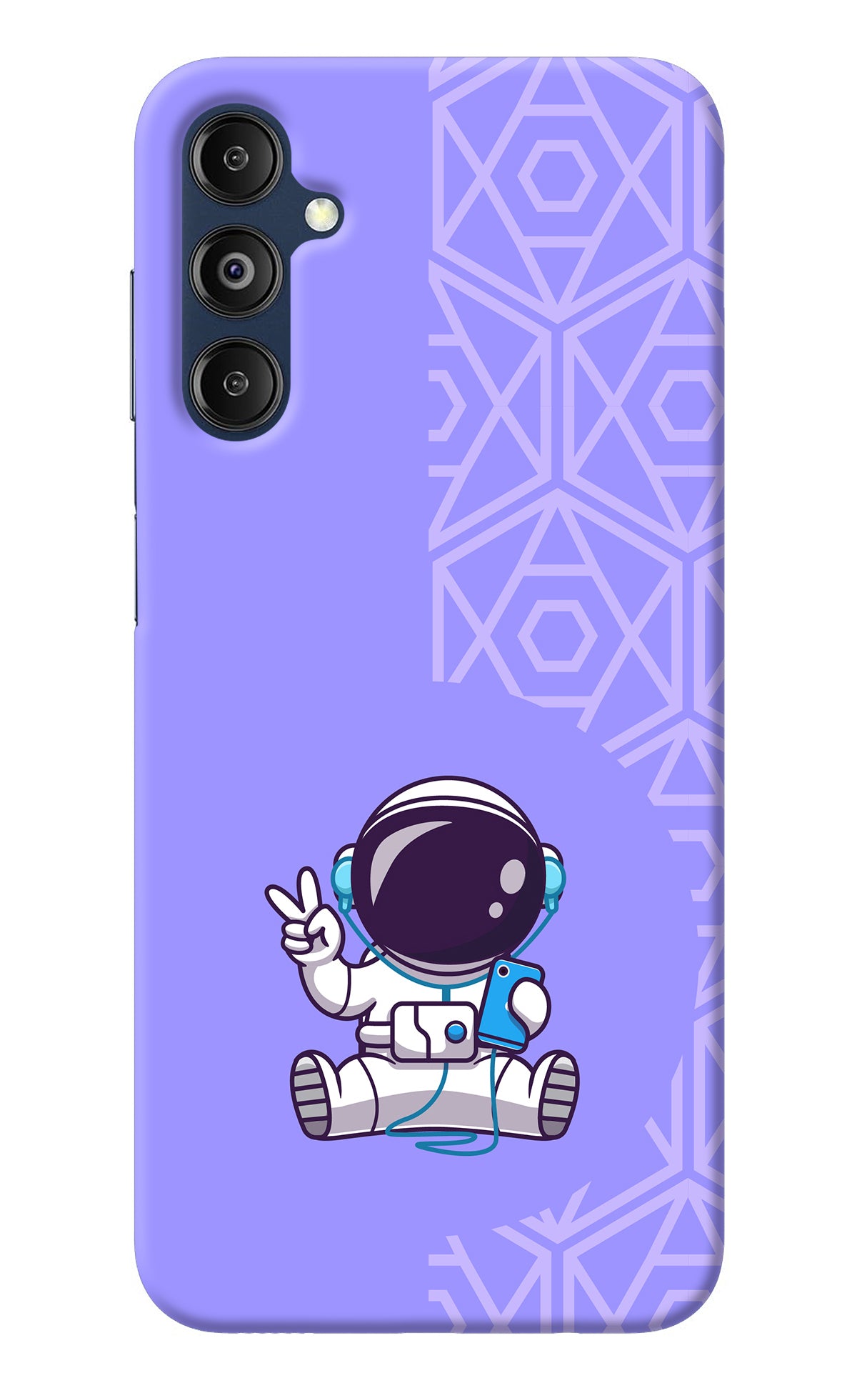 Cute Astronaut Chilling Samsung M14 Back Cover