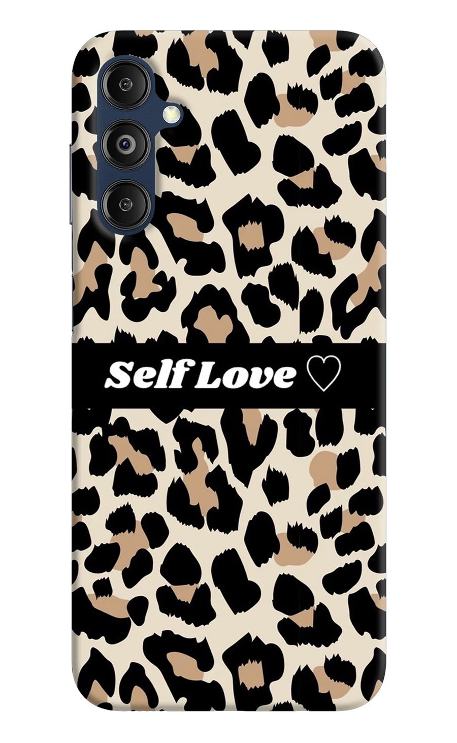 Leopard Print Self Love Samsung M14 4G Back Cover, Hard case