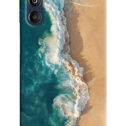 Ocean Beach Samsung M14 4G Hard Case Back Cover by Casekaro