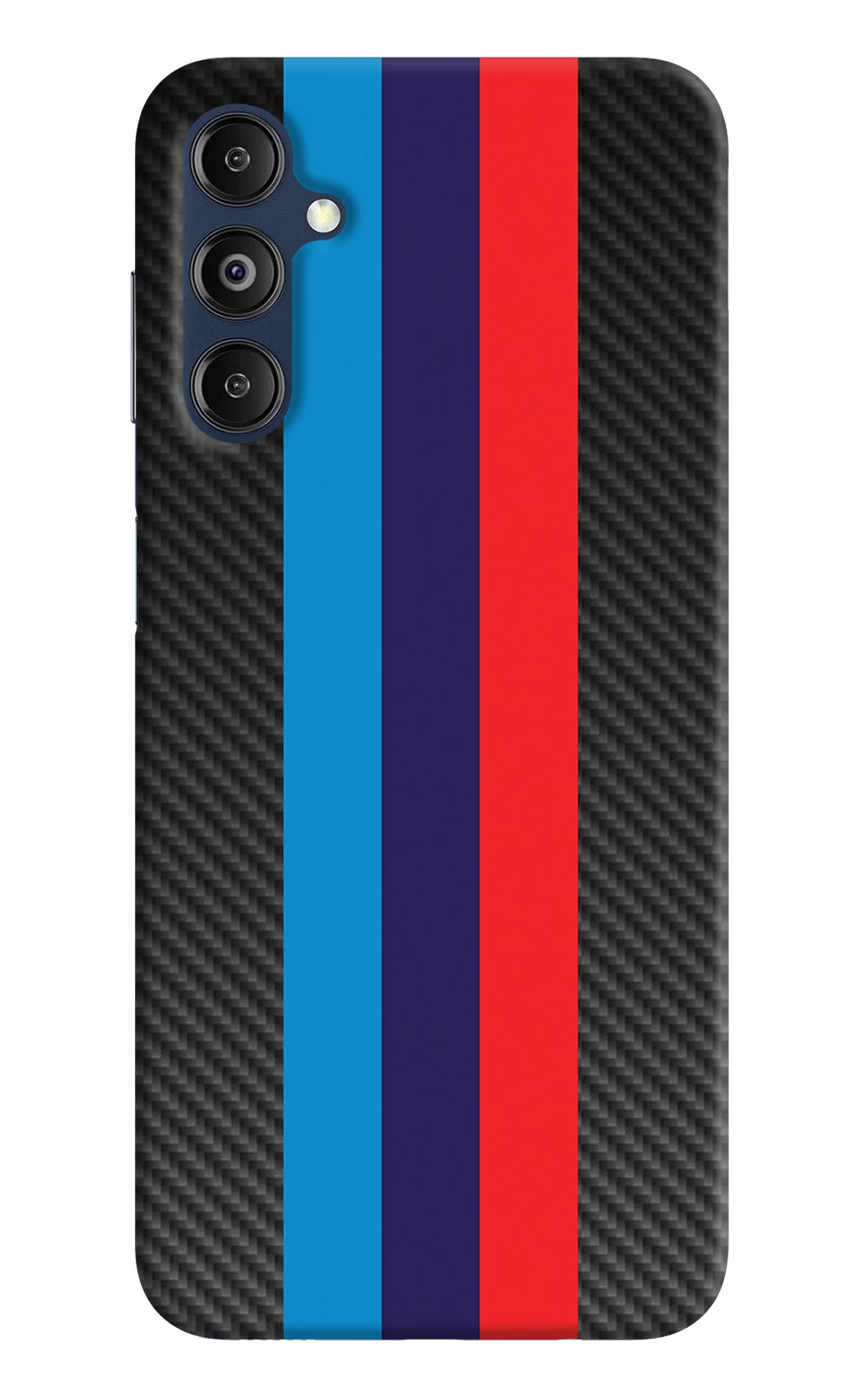 BMW Stripes Pattern Samsung M14 Hard Case Back Cover by Casekaro
