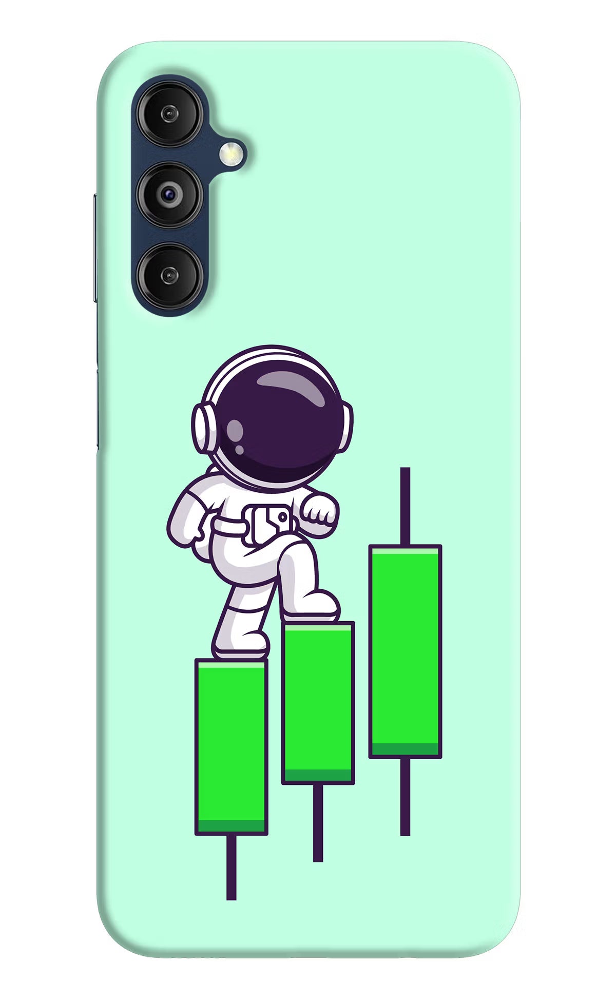 Astronaut Trader Samsung M14 Hard Case Back Cover by Casekaro