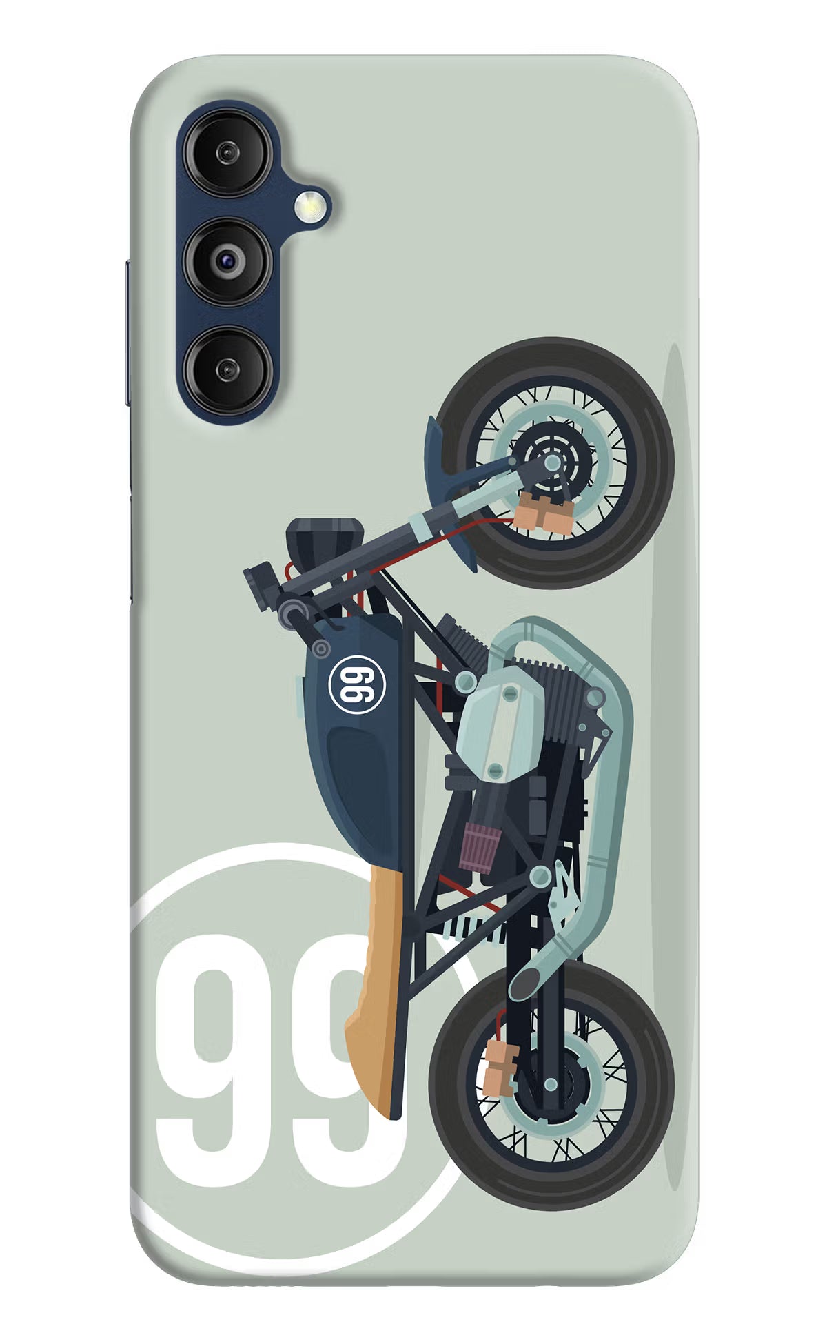 Classic Cafe Racer 99 Samsung M14 Hard Case Back Cover by Casekaro