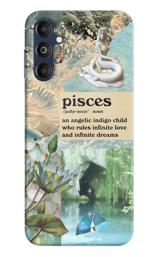 Pisces Zodiac Samsung M14 Hard Case Back Cover by Casekaro