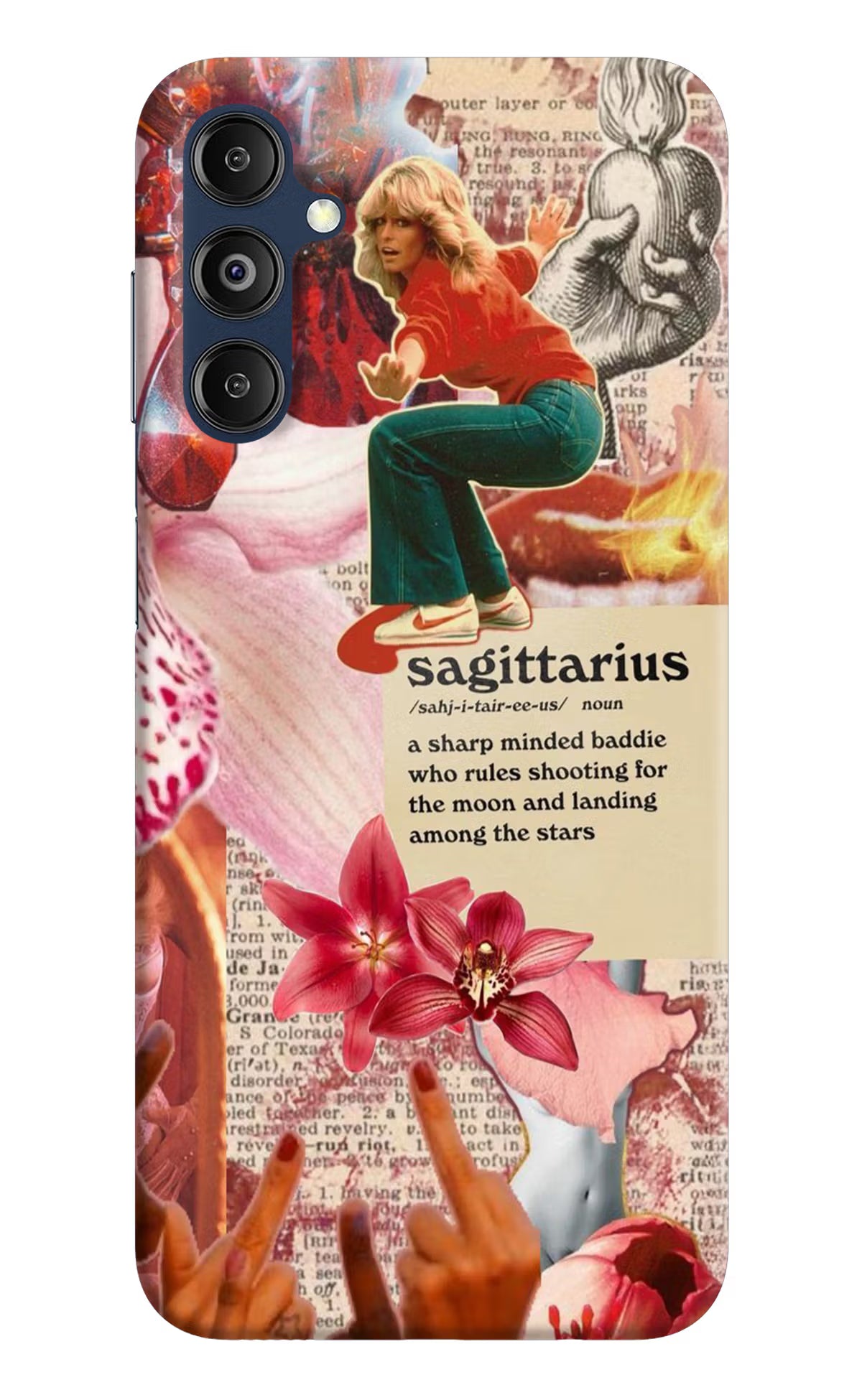 Sagittarius Zodiac Samsung M14 Hard Case Back Cover by Casekaro