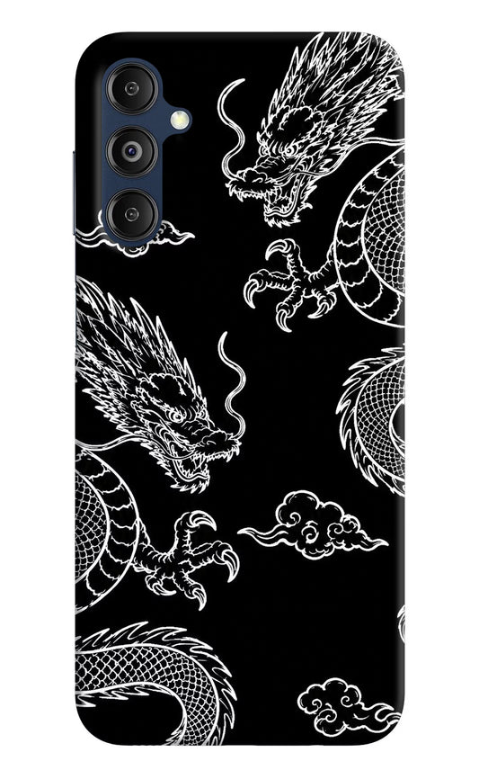 Twin Dragons Samsung M14 4G Hard Case Back Cover by Casekaro